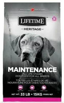 Lifetime Adult Heritage Maintenance Dog Food  $8.00 Off