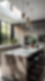 Contemporary kitchen design with minimalist aesthetics, clean lines, and stainless steel appliances in a Portsmouth home by Modernize Building.