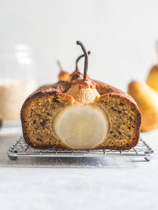Test de la balance & tamis de kitchenaid + Cakes épicés aux poires