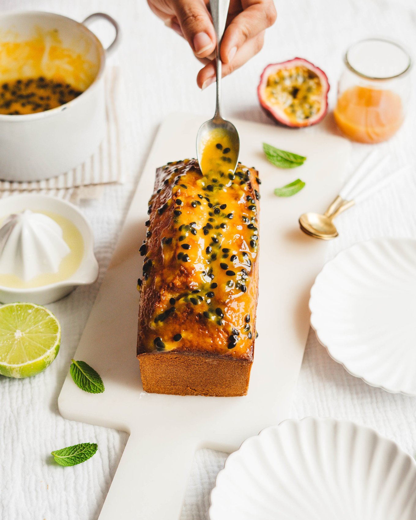 Mon cake Passion - citron vert !