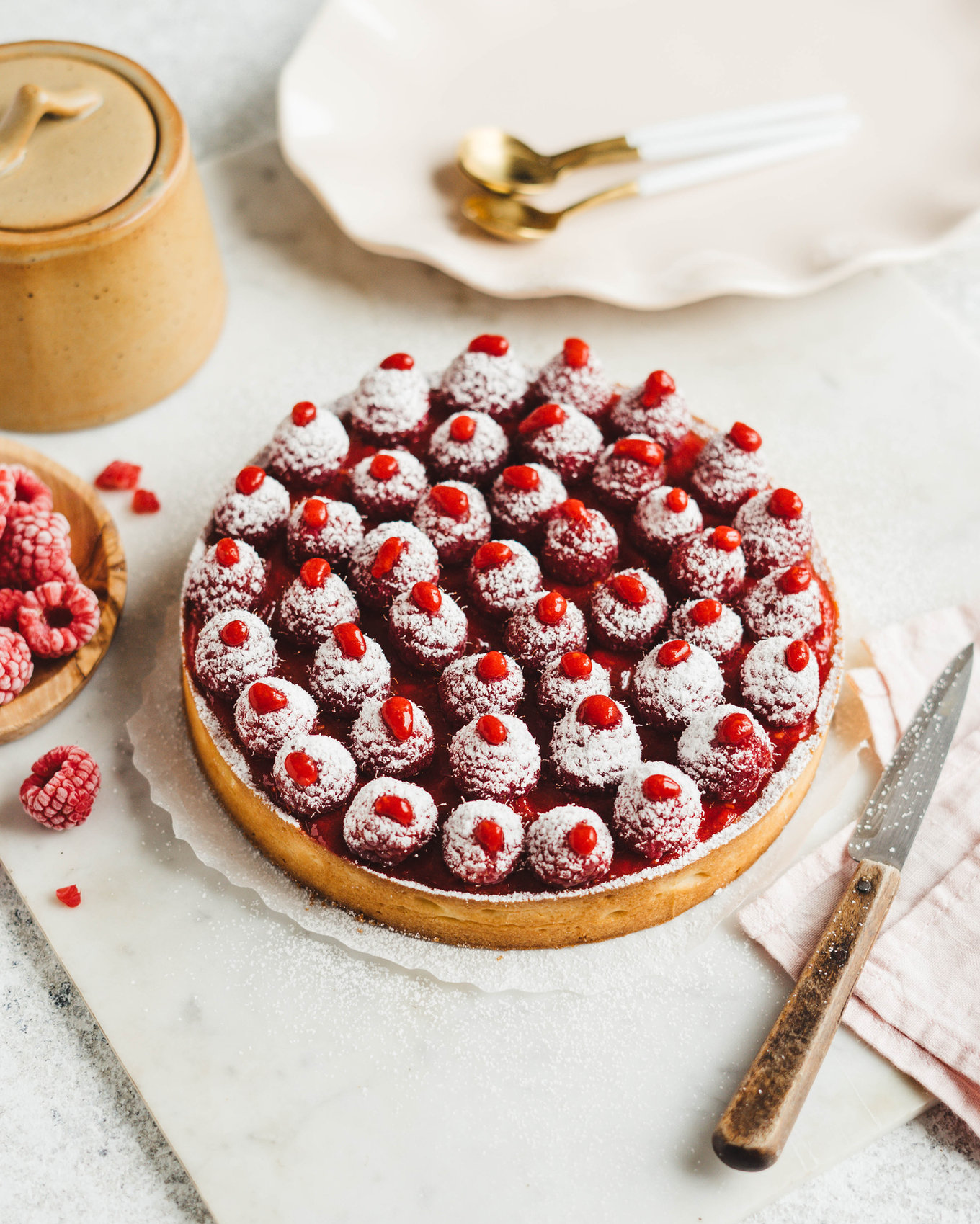 Ma tarte à la framboise ! 