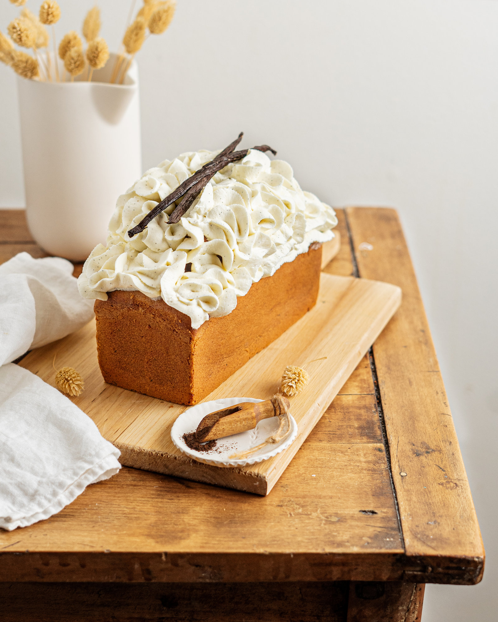 Mon cake à la vanille !