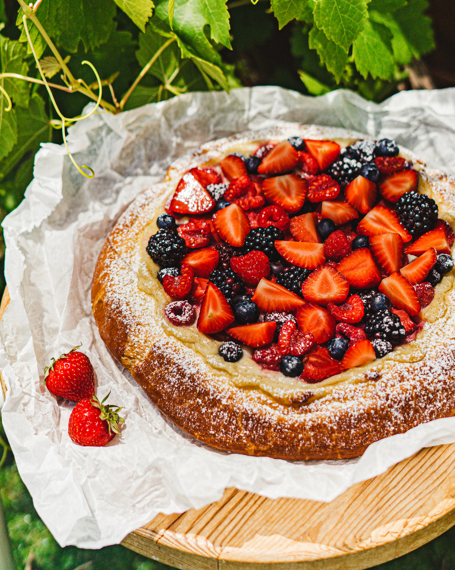 Ma brioche d'été aux fruits rouges!