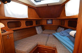 velero kawesqar habitación de proa