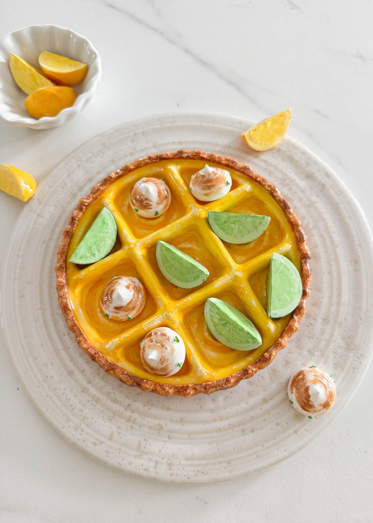 Ma Tarte Citron Meringuée à jouer 🍋🤍 · pièce unique ·