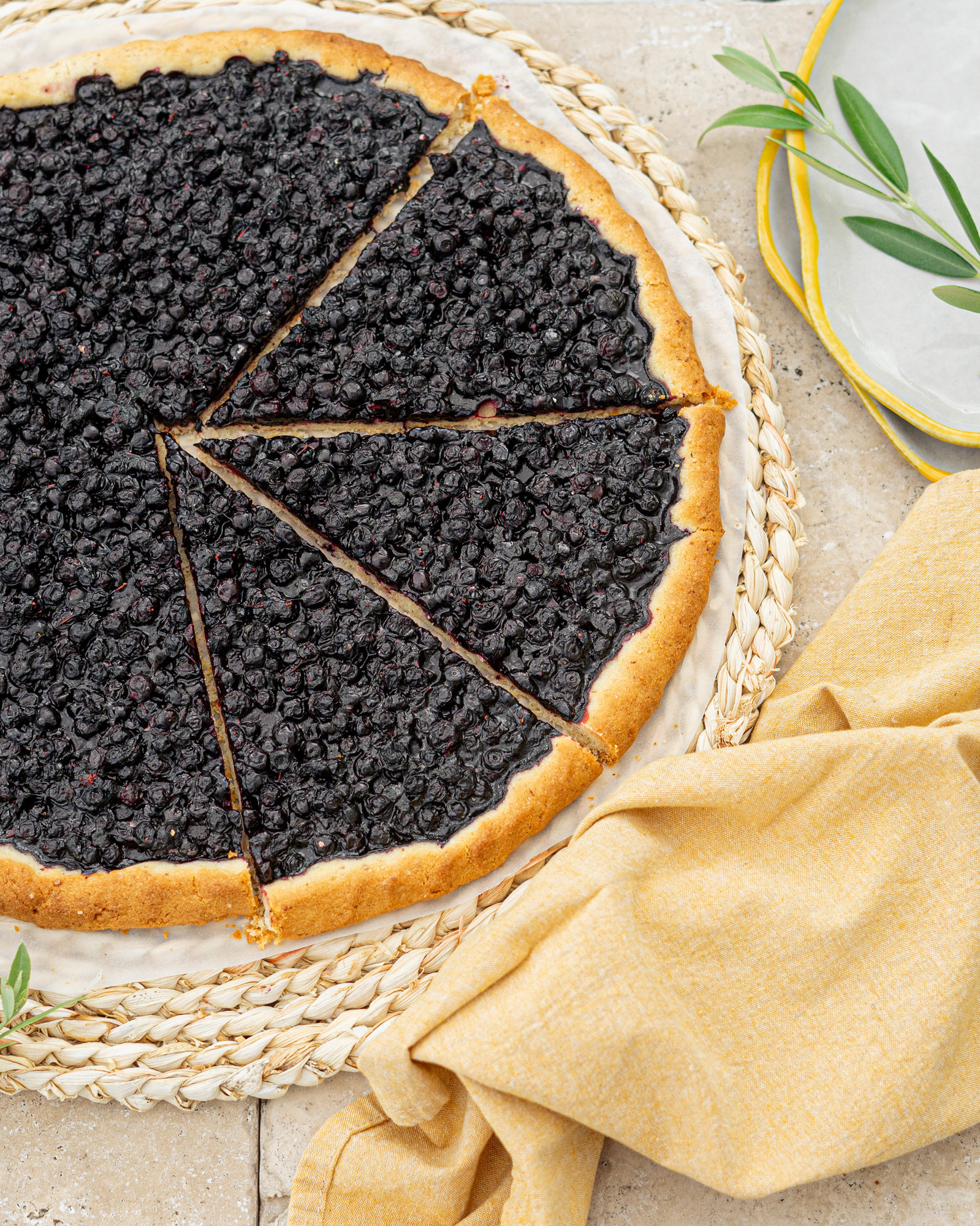 Ma tarte fine de l'été ou façon rustique !