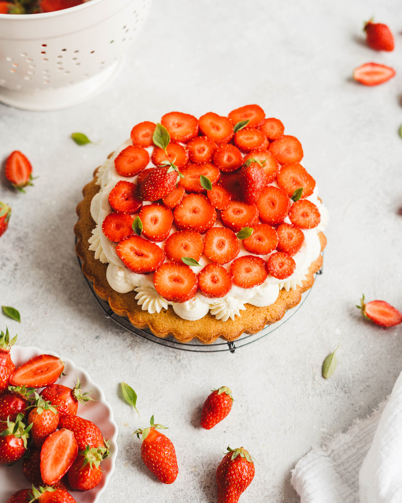 Ma tarte aux fraises revisitée !