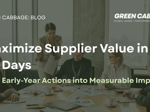 Maximize Supplier Value in 90 Days