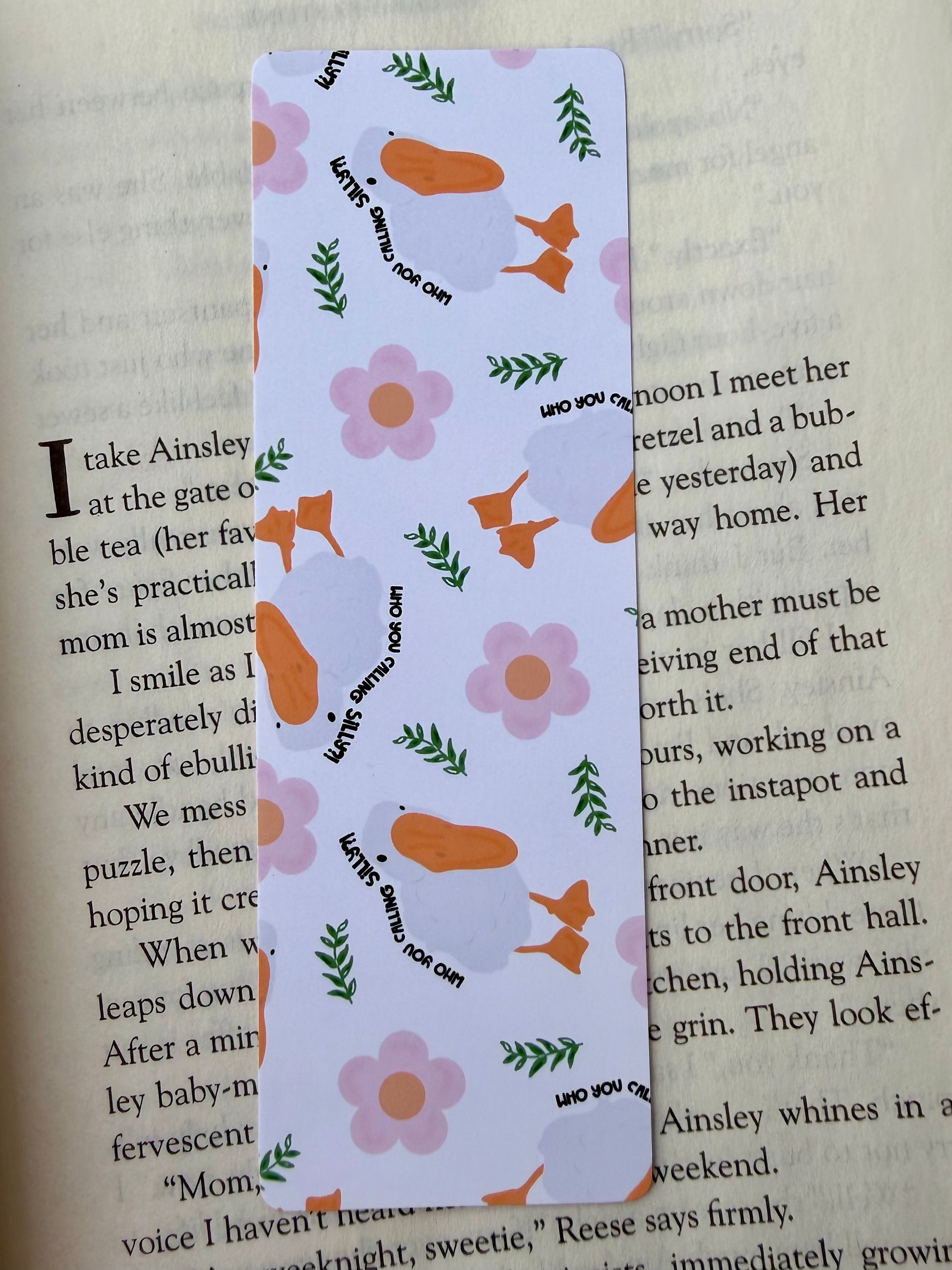 silly goose bookmark