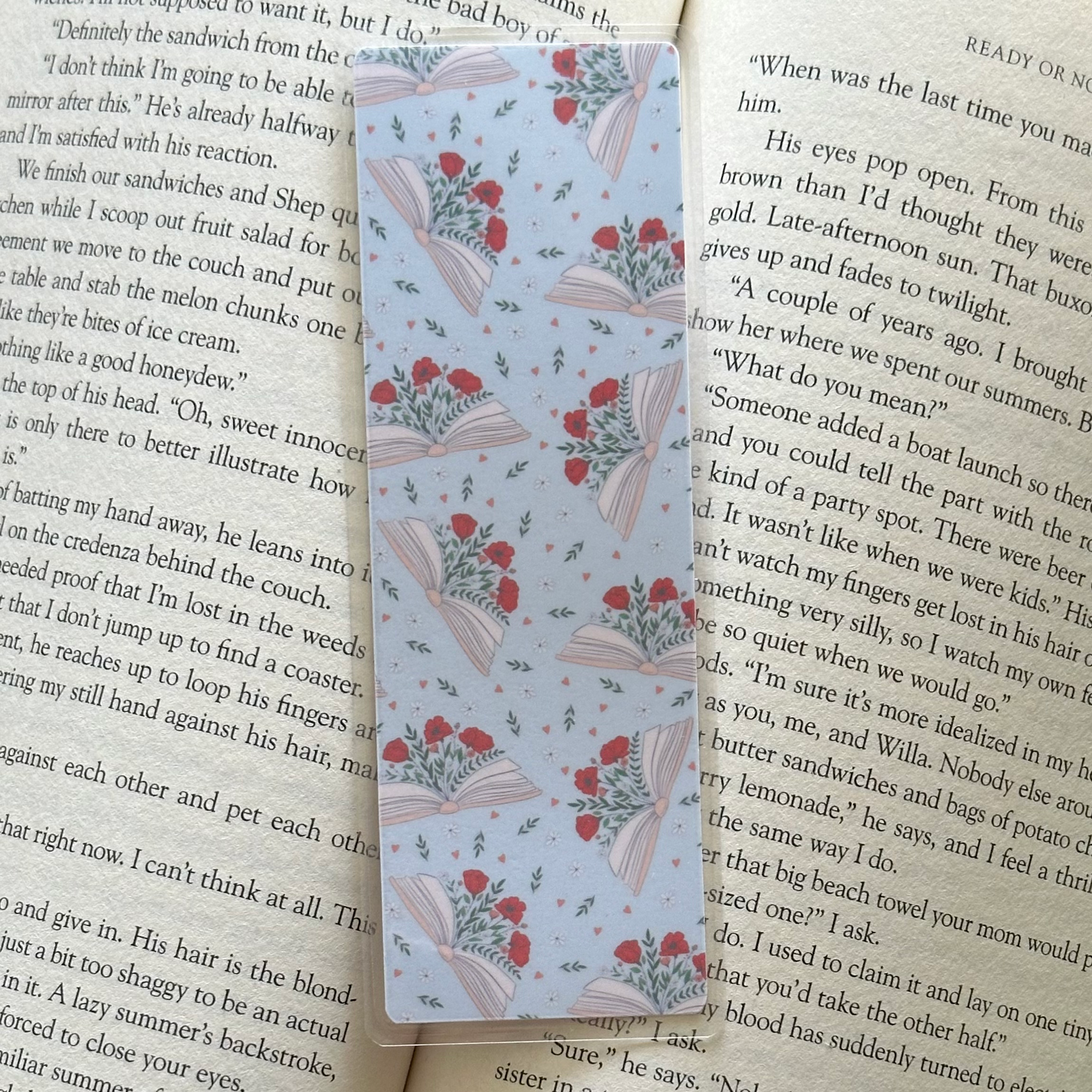 blooming book bookmark