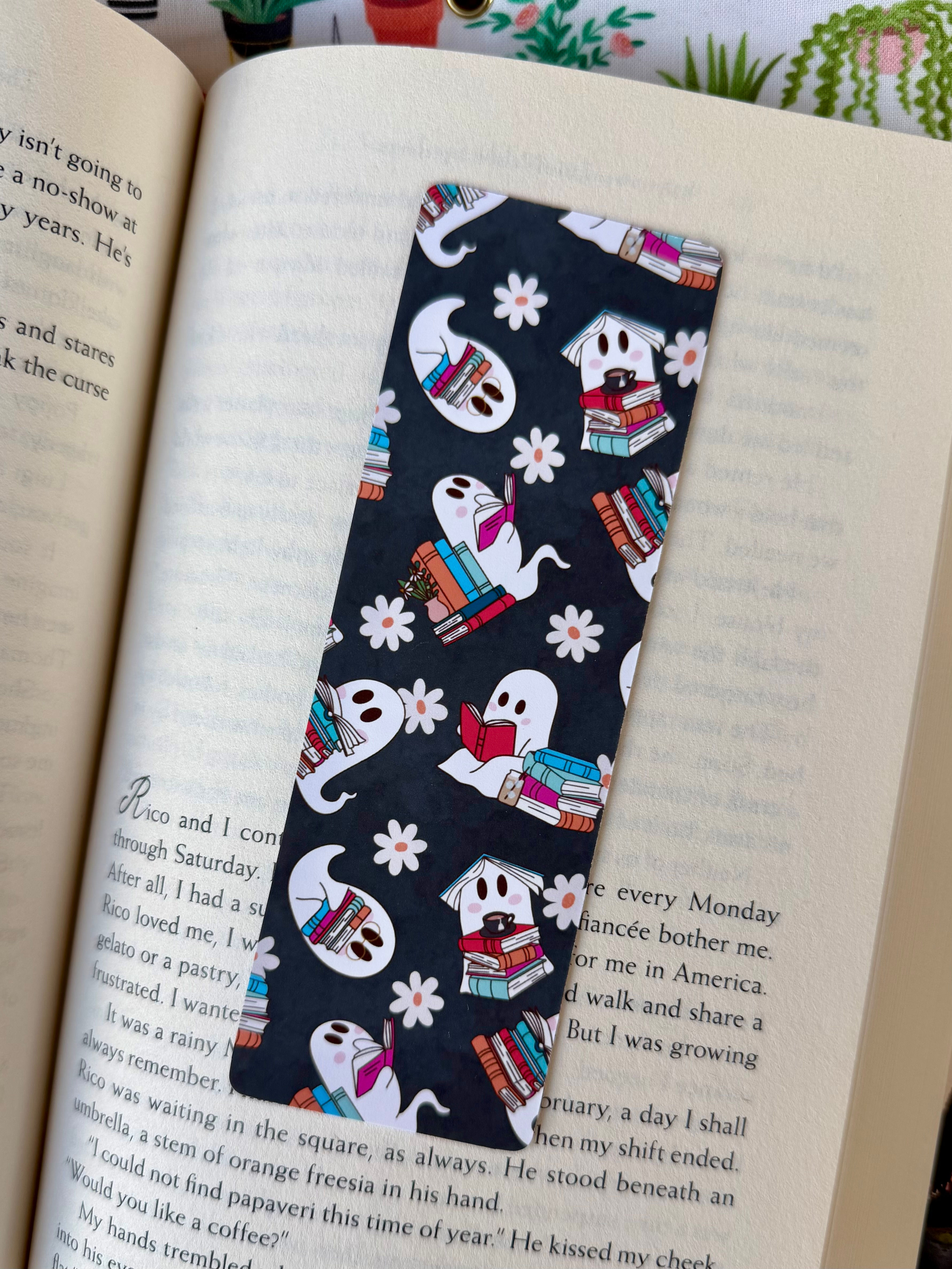 bookish ghosts bookmark