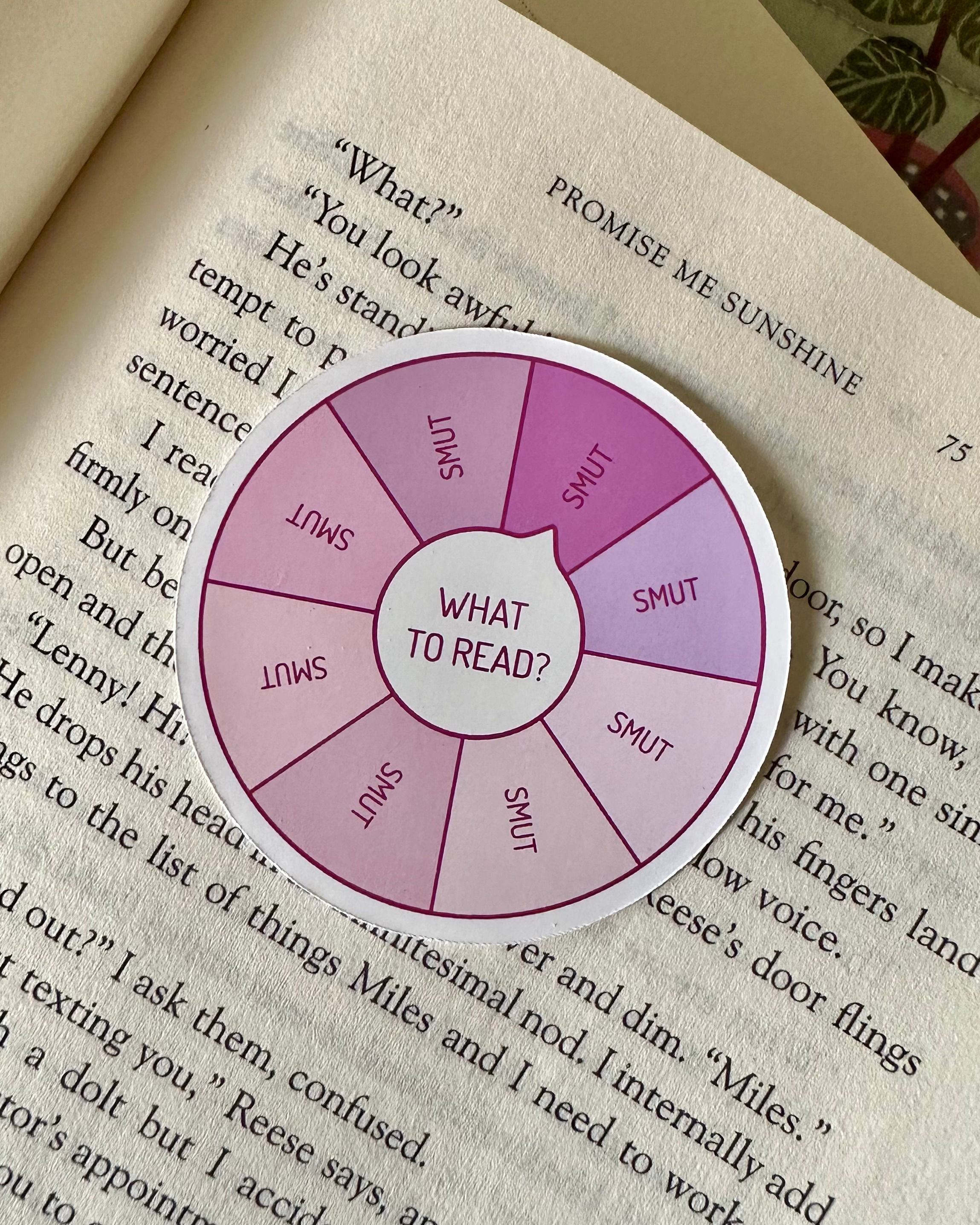 what to read? smut sticker