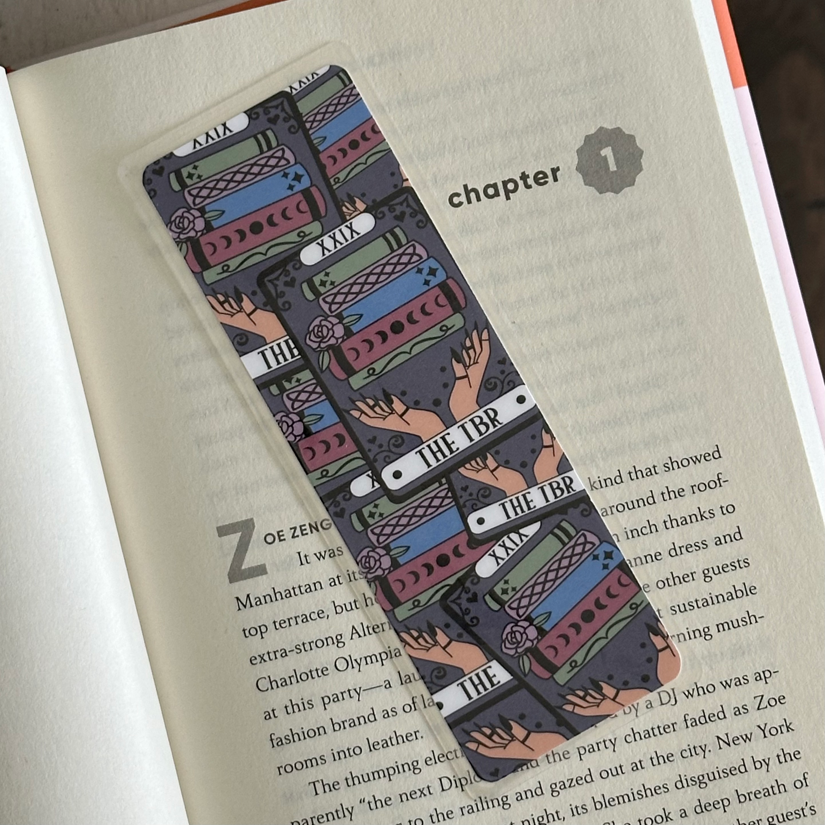 bookish tarot card bookmarks