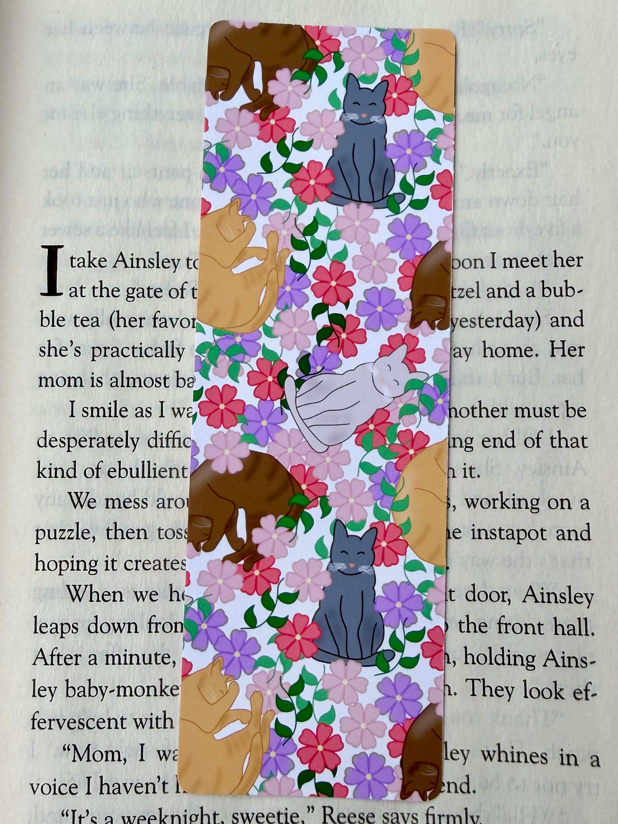 meadow cats bookmark
