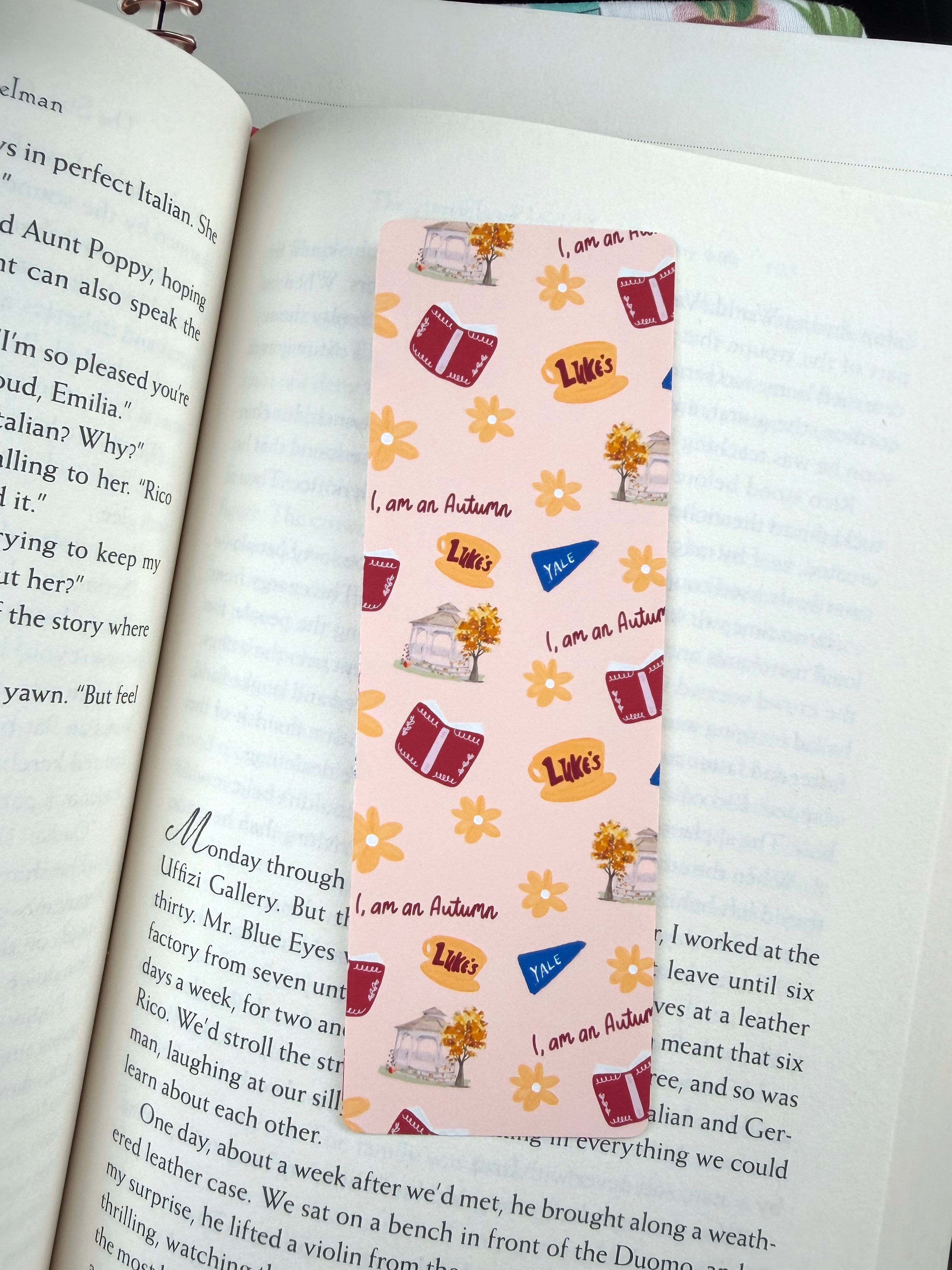 I am an autumn gilmore girls bookmark