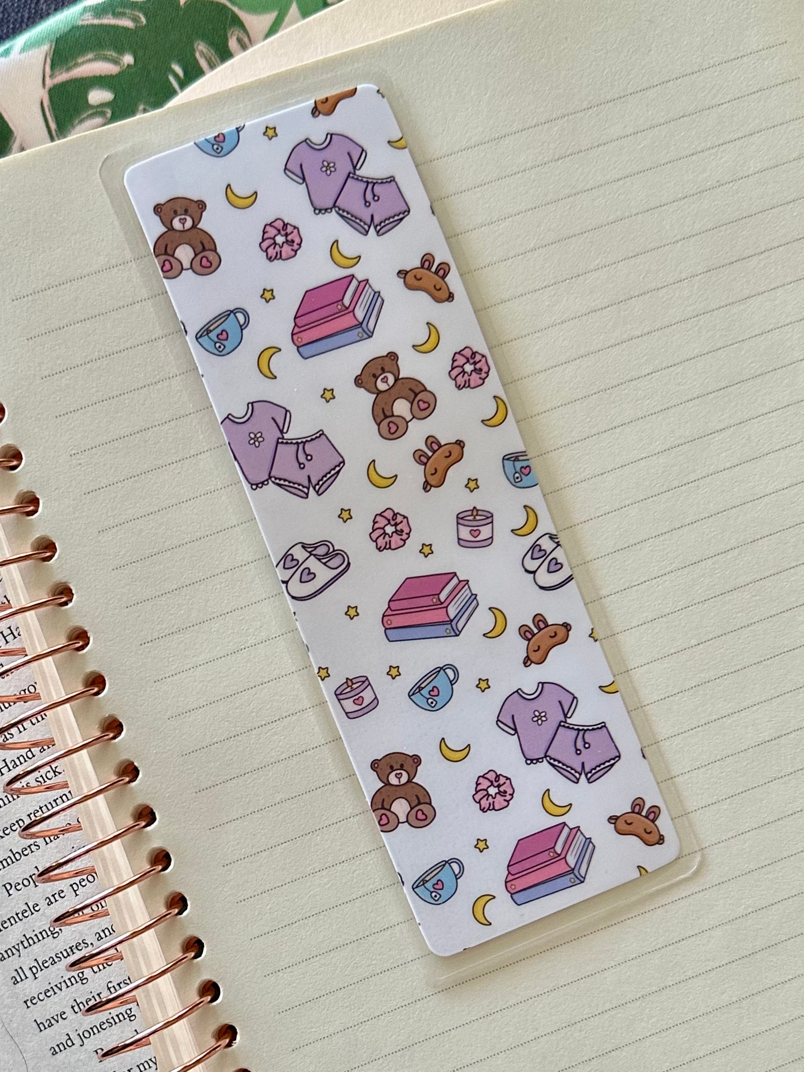 late night reading club bookmark 