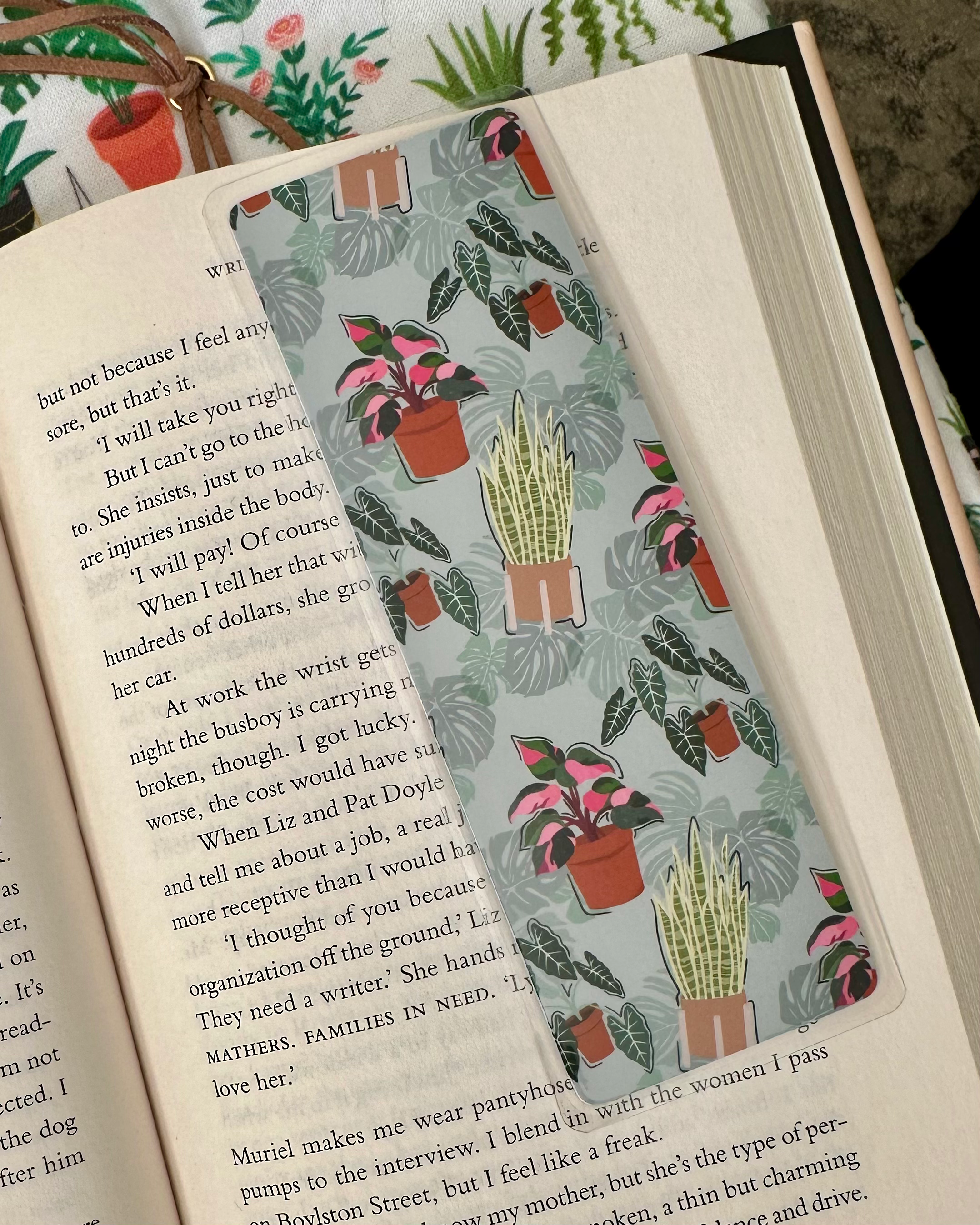 houseplants bookmark