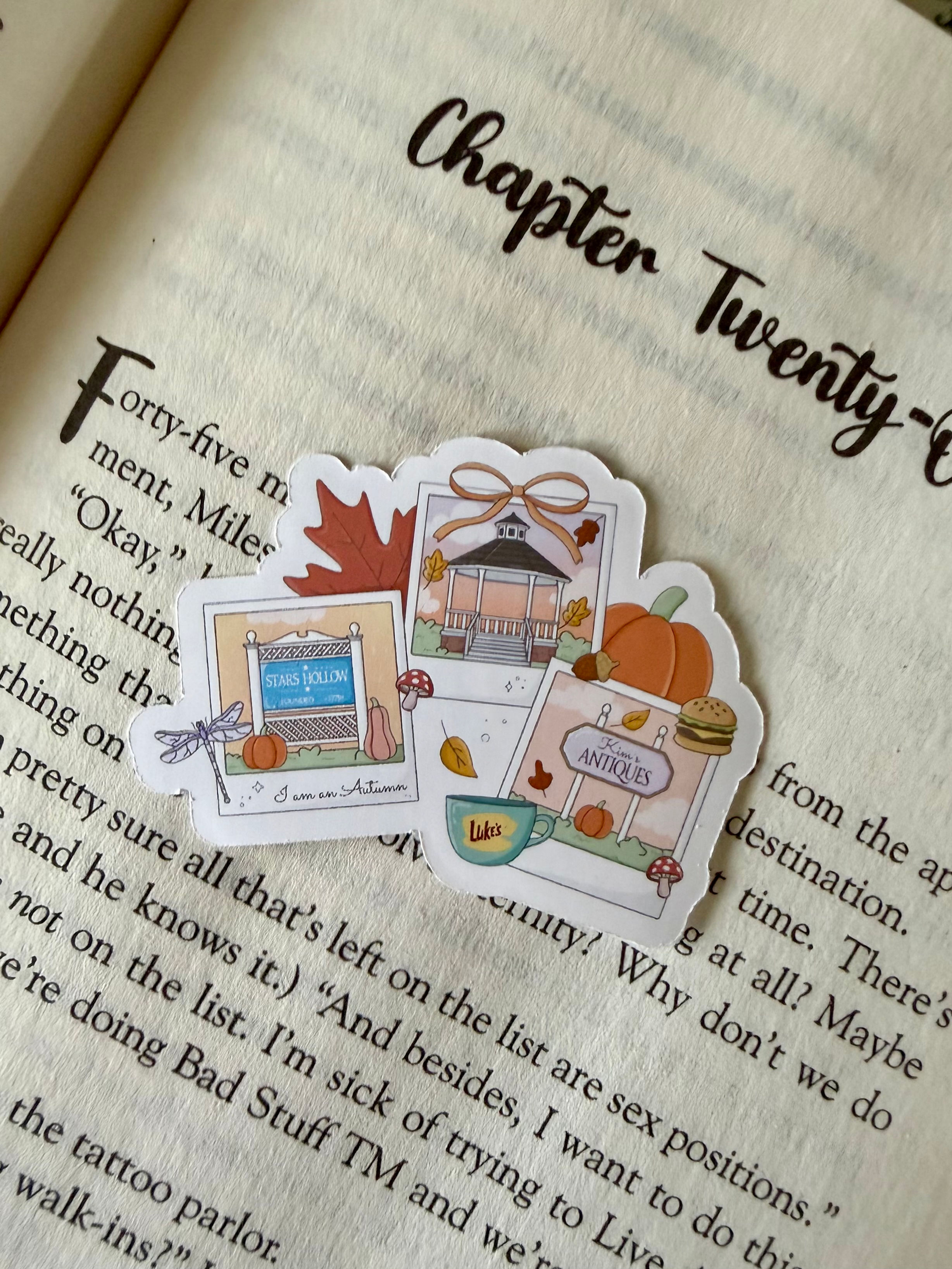 stars hollow polaroid sticker