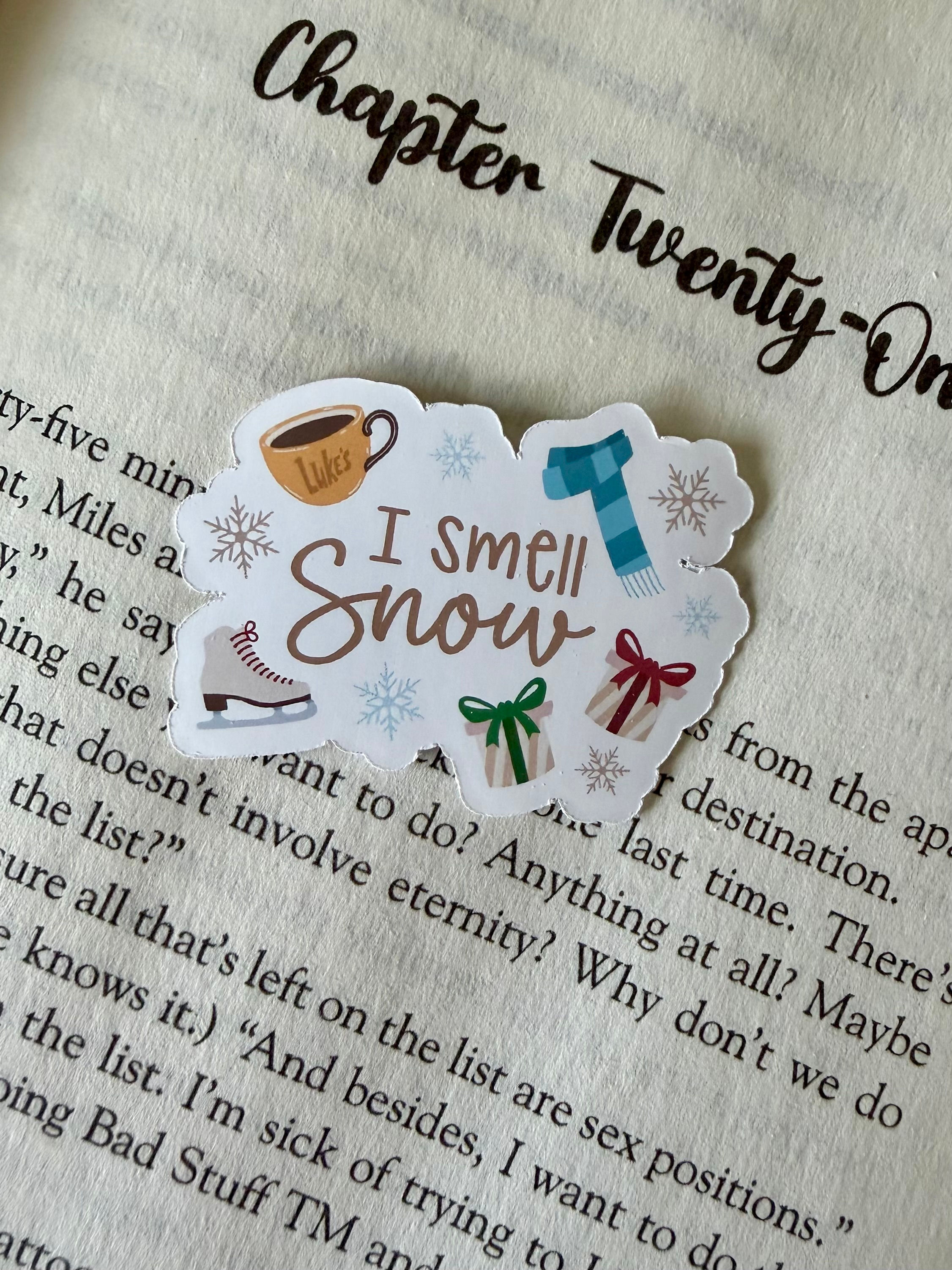 I smell snow sticker