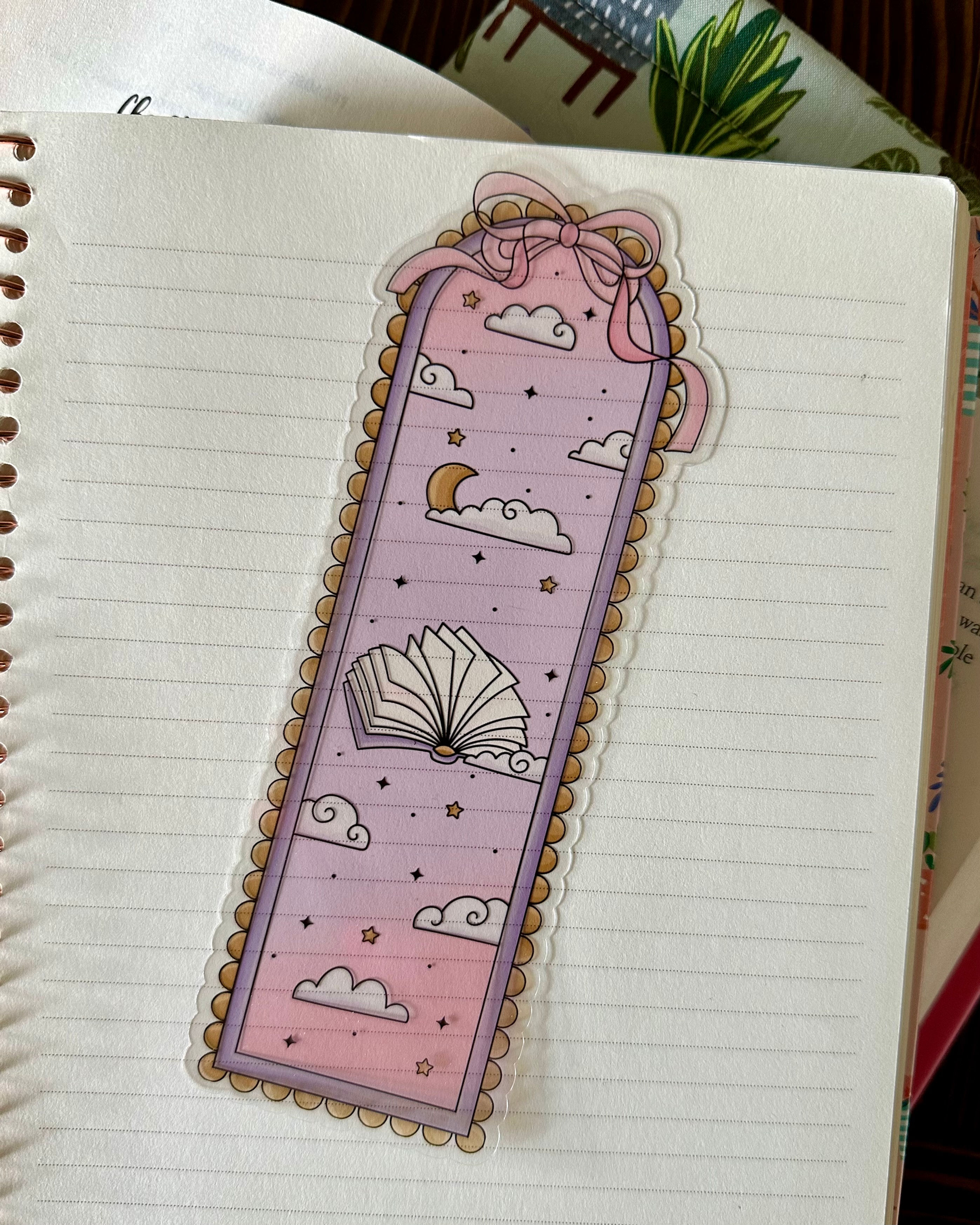 nighttime reader transparency bookmark