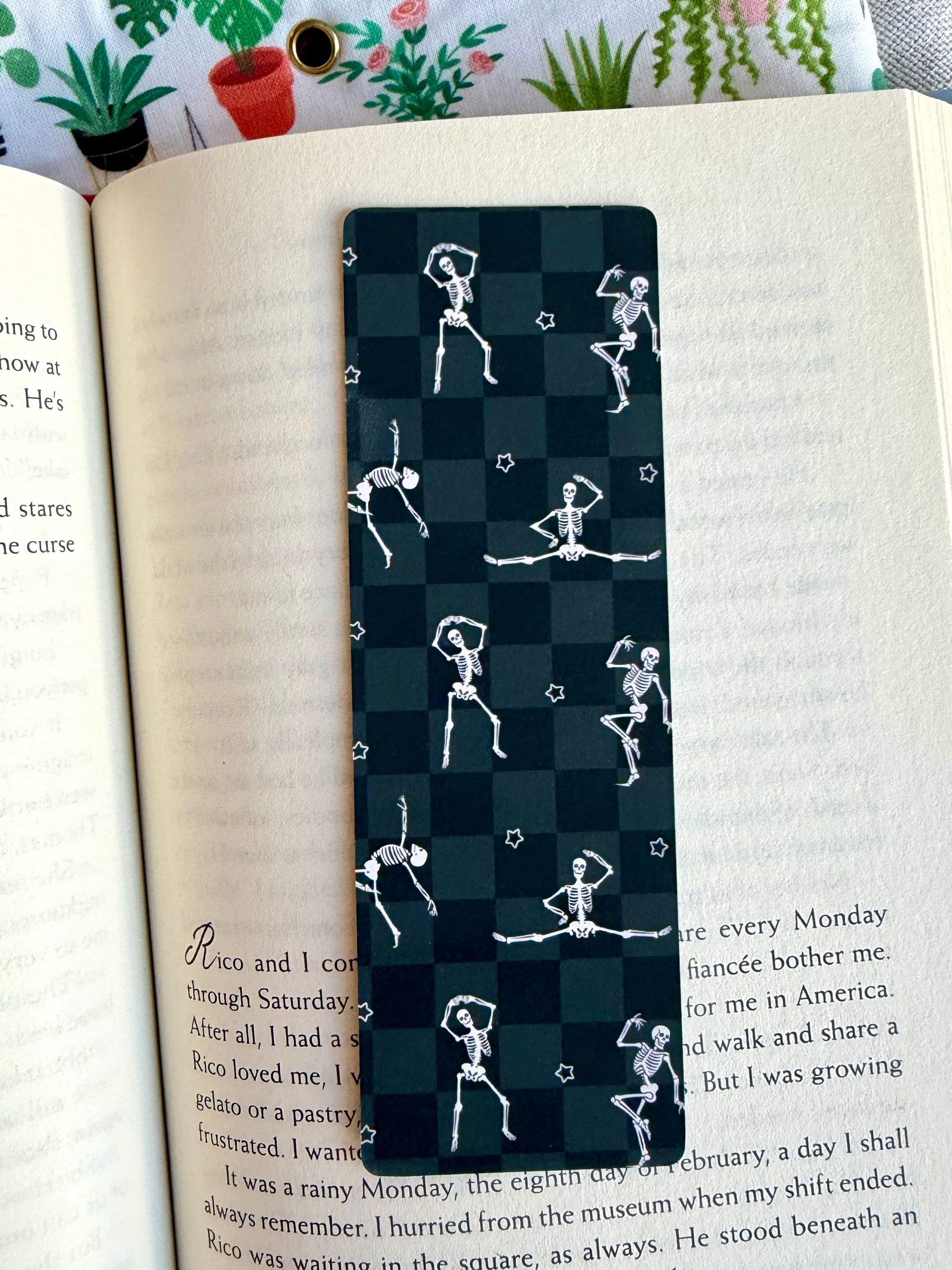 dancing skellies bookmark