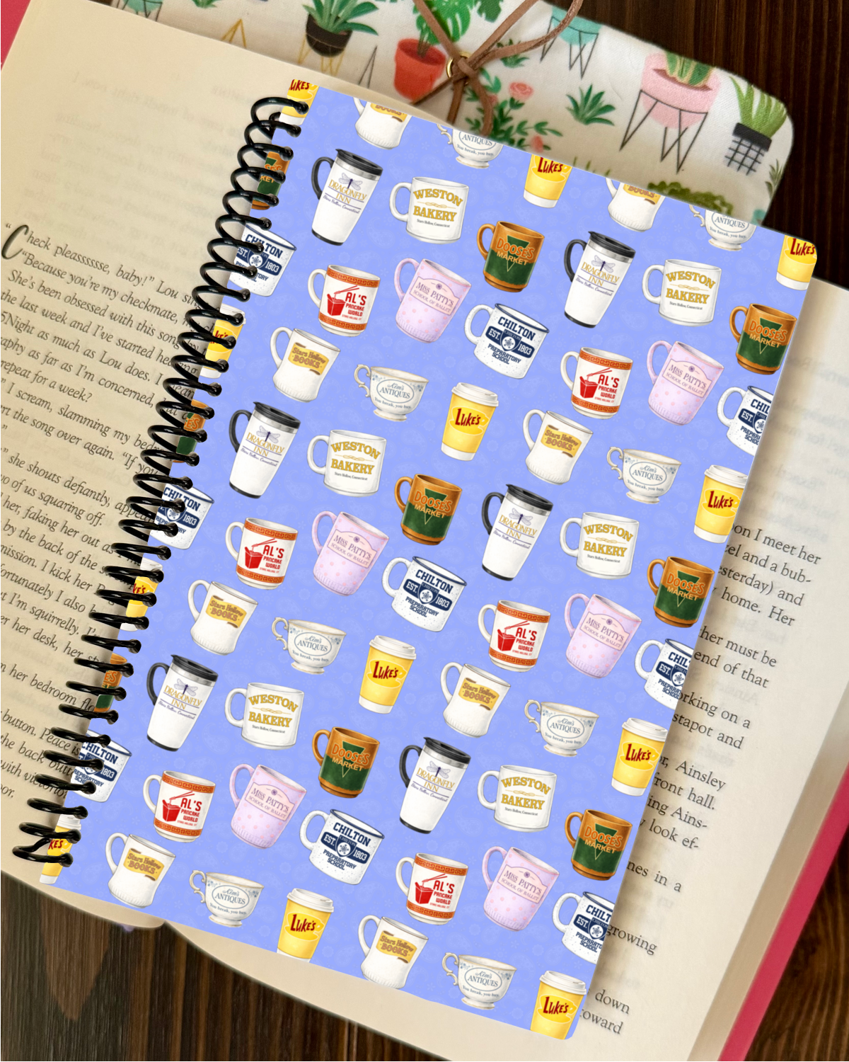 stars hollow mugs gilmore girls spiral notebook
