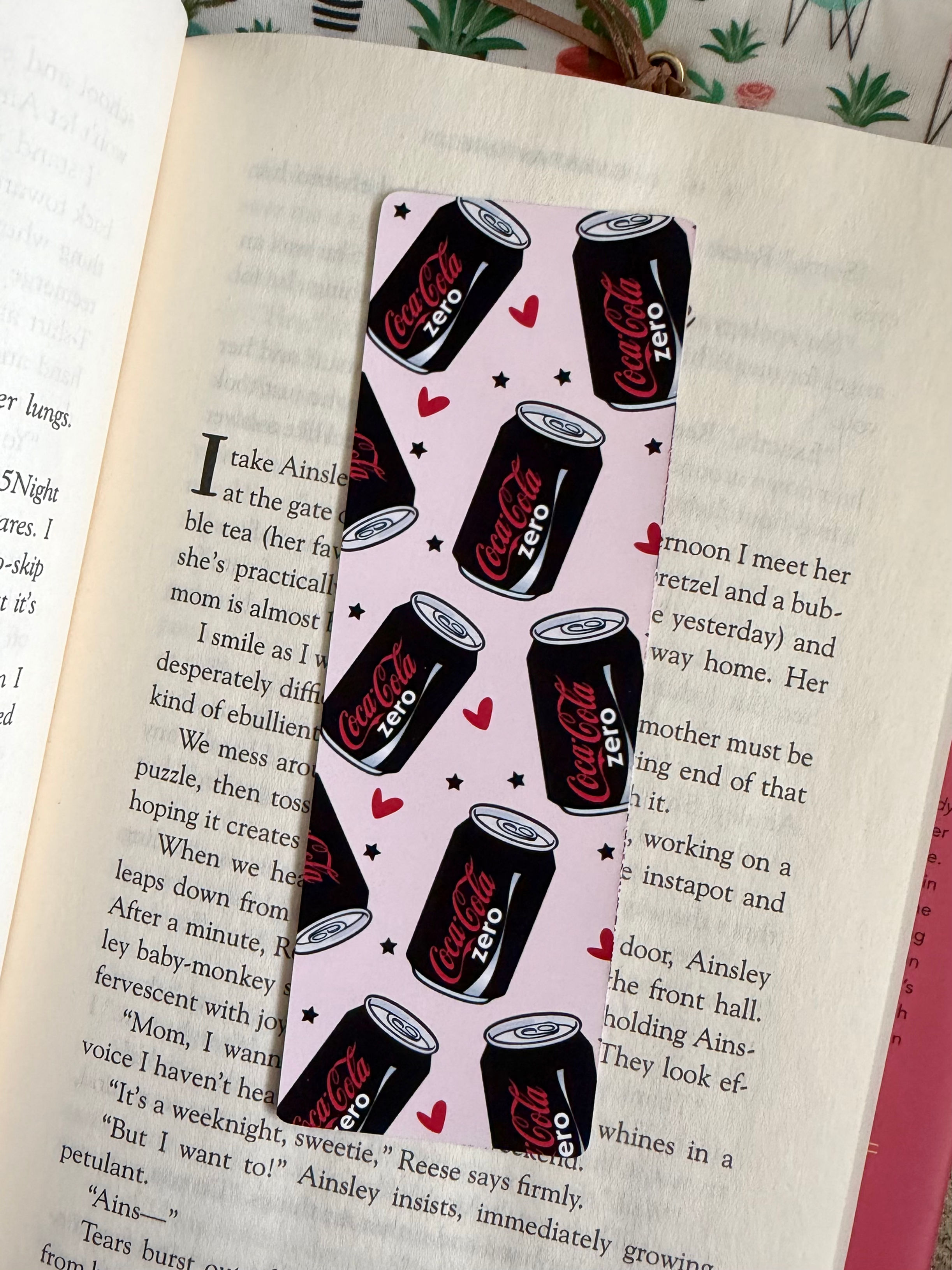 Coke Zero bookmark