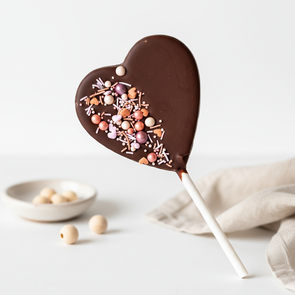 Thumbnail: Giant Heart Chocolate Lollipops 