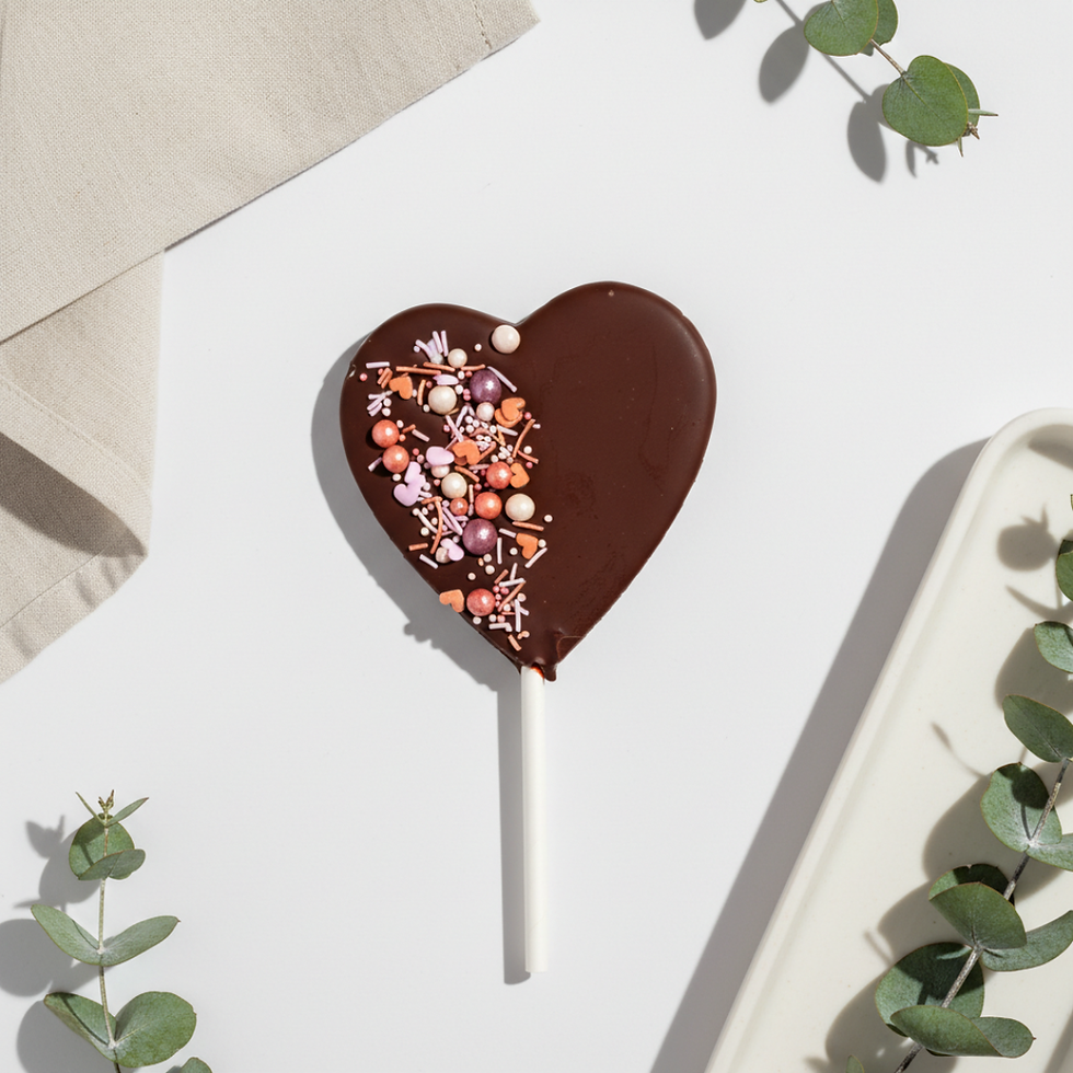 Thumbnail: Giant Heart Chocolate Lollipops 