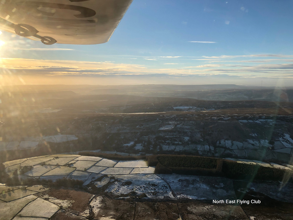 Yorkshire moors still frozen