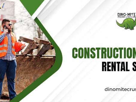 End-to-End Project Power: Premier Construction Equipment Rental Service and Trucking Service in Michigan – Powered by Dinomite Crushing