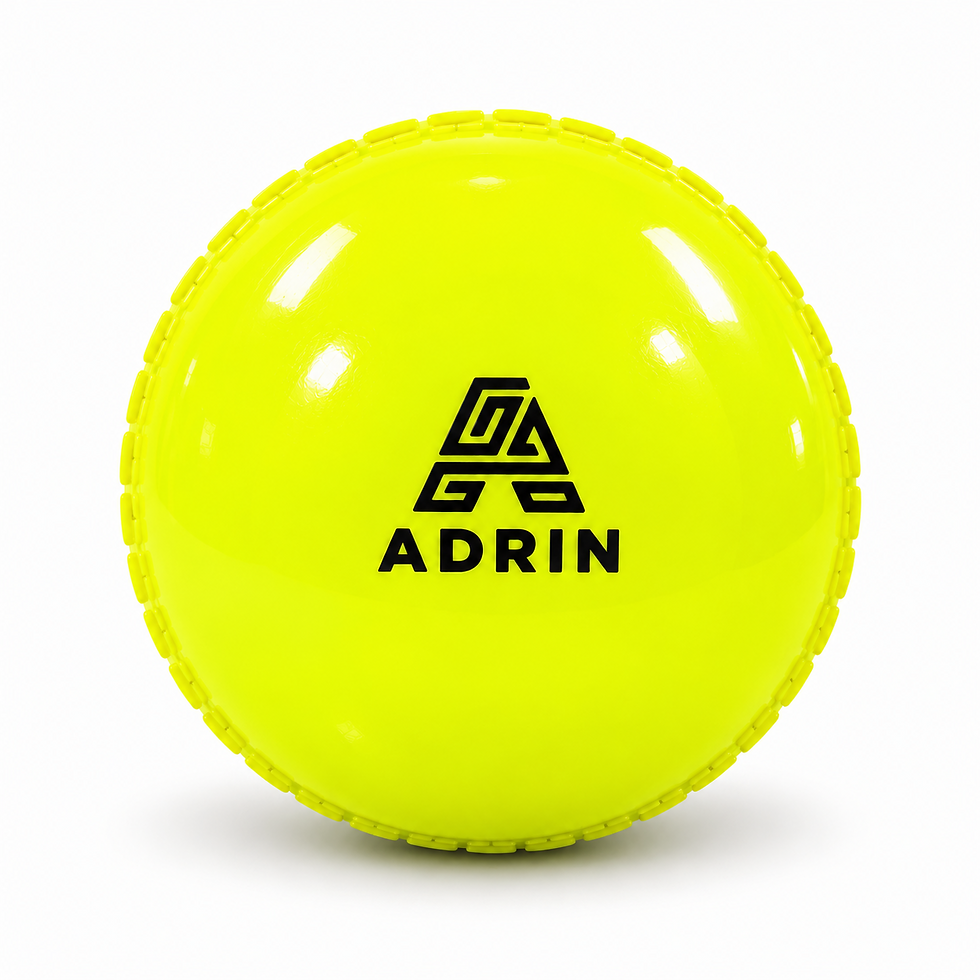 ADRIN Cricket Wind Ball 90g fluorescent yellow front view