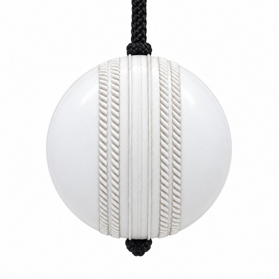 Thumbnail: ADRIN 140g hard hanging cricket practice ball with string - product view 8
