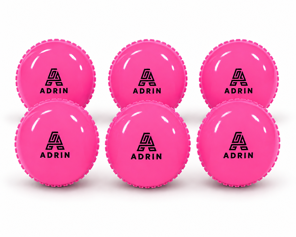 Thumbnail: Adrin PVC Cricket Ball – Pack of 6 – Senior Size – Gully & Training Ball – by ADRIN Sports – cricket alternate view