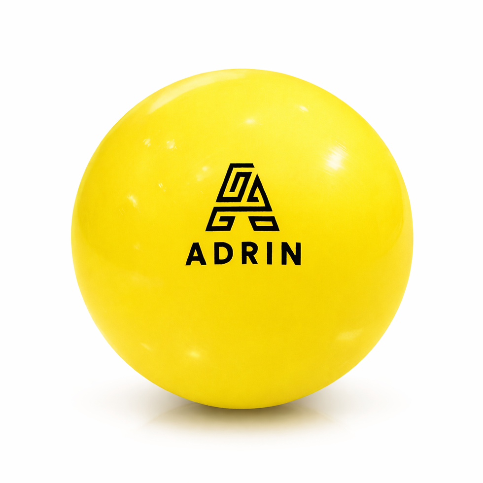 Thumbnail: Adrin Plain Hockey Ball – Smooth Surface, Official Weight & Size, High-Gloss