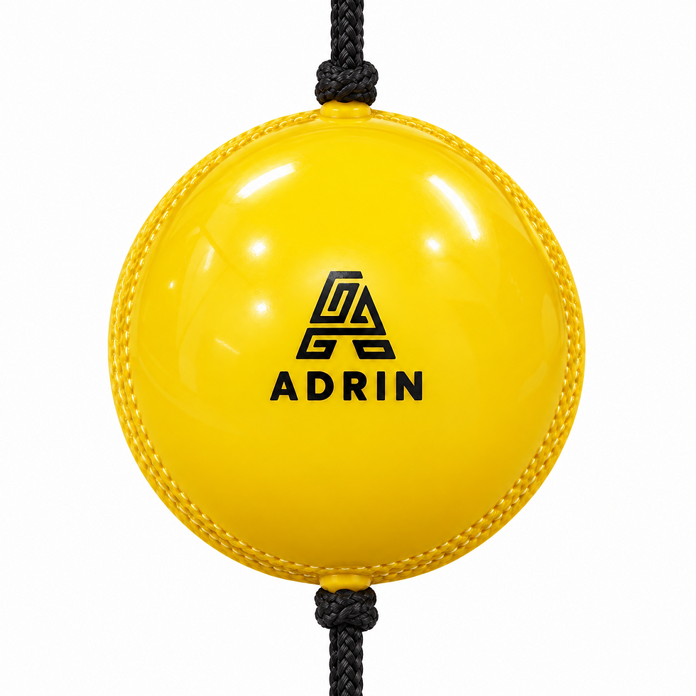 Thumbnail: ADRIN 140g hard hanging cricket practice ball with string - product view 16