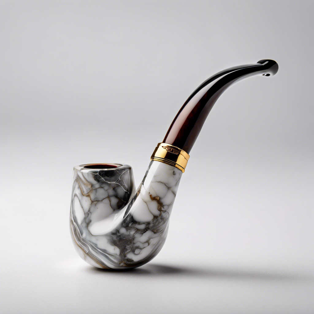 Marble Finish Tobacco Pipe