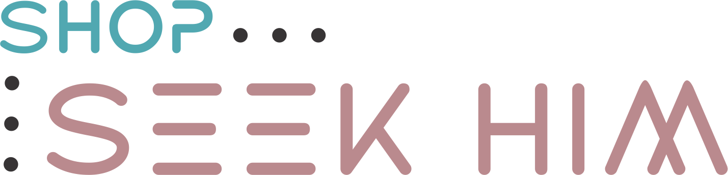 SHOP SEEK HIM logo