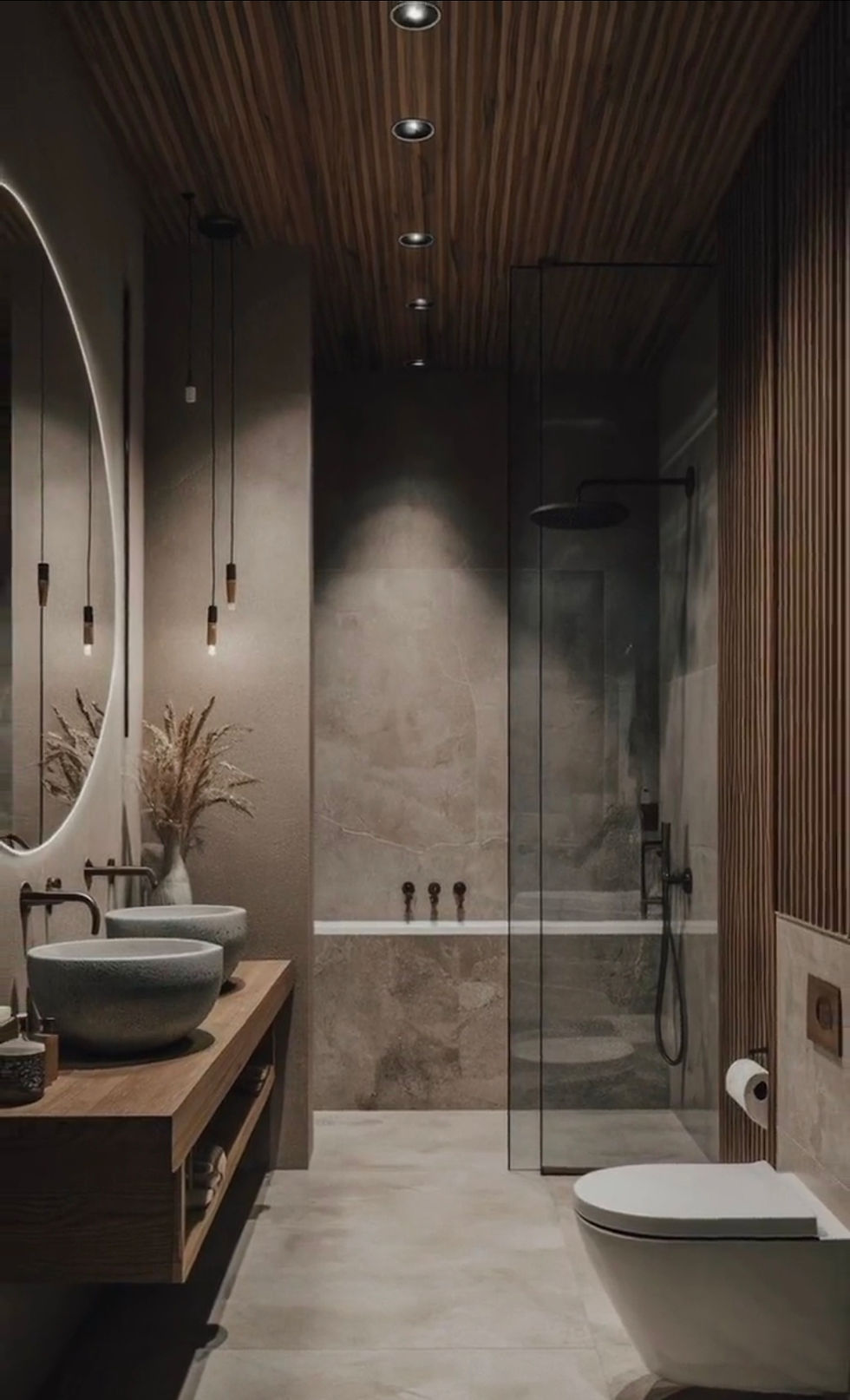 Minimalist bathroom Orlando FL