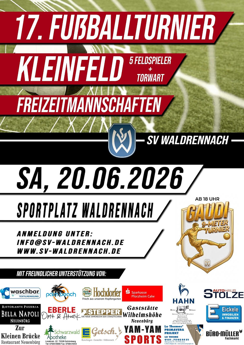 17. Freizeitturnier für Freizeitmannschaften