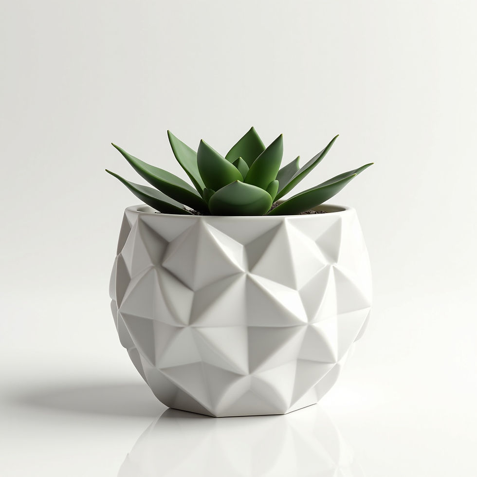 Modelo Digital Vaso Florido