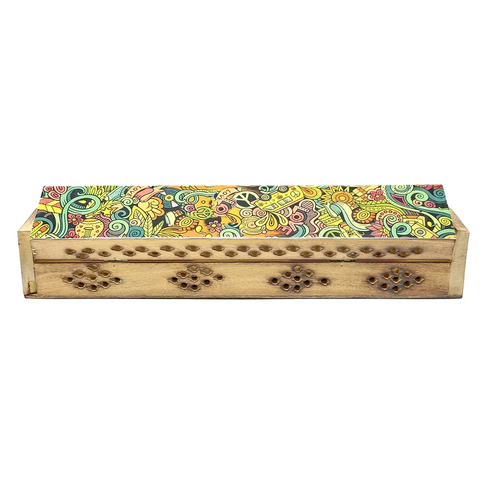 Love Art Wooden Coffin Box