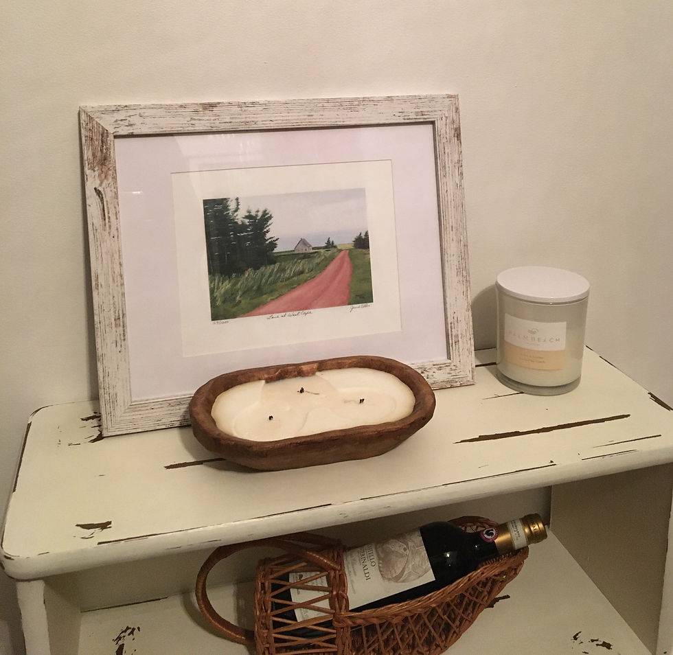 Framed print of Lane to the Shore at West Point, PEI