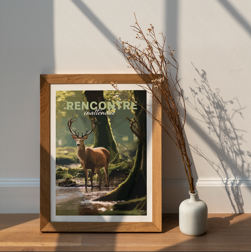 Affiche d'illustration de ville du 86, carte postale, tote bag, marque page