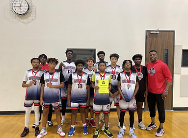 8th grade team winning championship at Alodia Sports