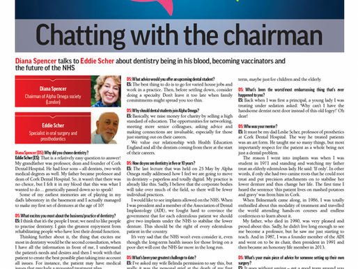 Chatting with the Chairman: an interview with Eddie Scher
