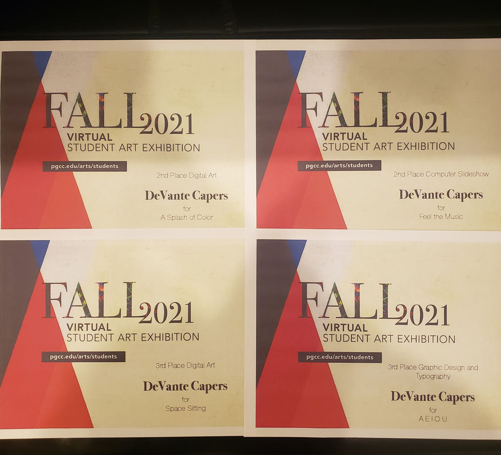 PGCC Fall 2021 Student Art Exhibition 