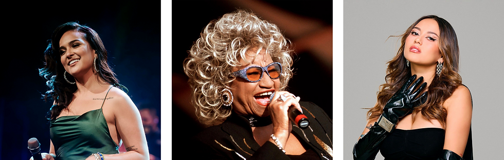 Fotografías de Daniela Darcourt, Celia Cruz Y Amy Guitierrez