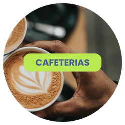 Fotografía de la sección cafeterias