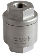 Trampa termostatica de presion balanceada condensado